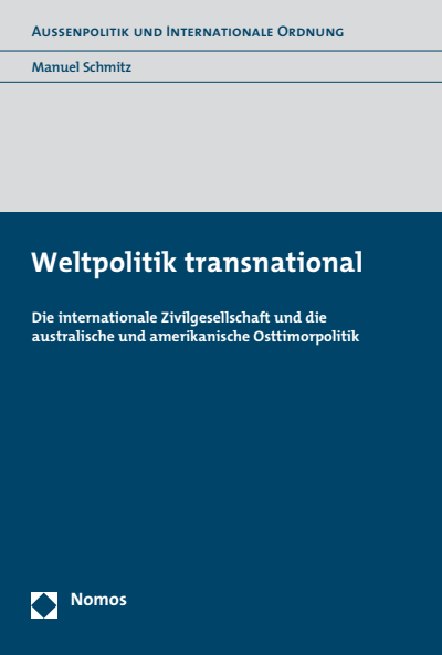 Cover of book: Weltpolitik transnational