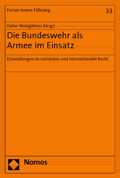 Cover of book: Die Bundeswehr als Armee im Einsatz