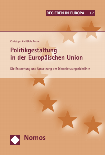 Cover of book: Politikgestaltung in der Europäischen Union