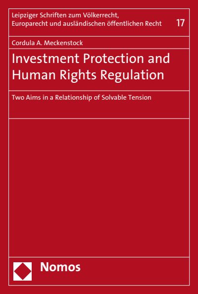 Cover of book: Investment Protection and Human Rights Regulation