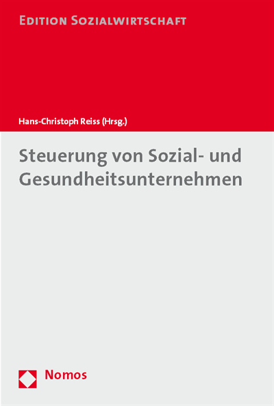 Cover of book: Steuerung von Sozial- und Gesundheitsunternehmen