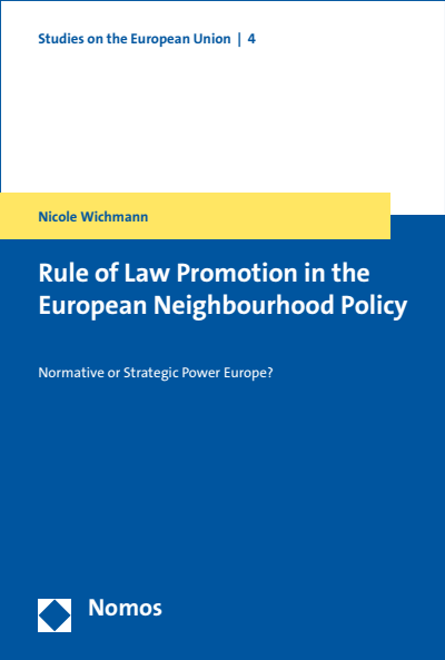 Cover of book: Rule of Law Promotion in the European Neighbourhood Policy