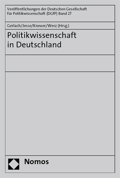 Cover of book: Politikwissenschaft in Deutschland