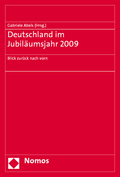 Cover of book: Deutschland im Jubiläumsjahr 2009