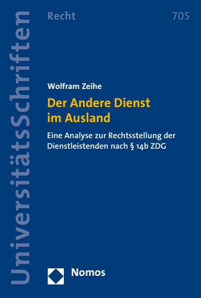 Cover of book: Der Andere Dienst im Ausland