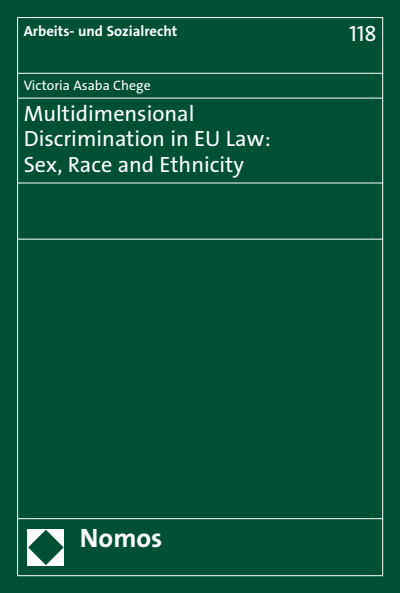 Cover des Buchs: Multidimensional Discrimination in EU Law: Sex, Race and Ethnicity