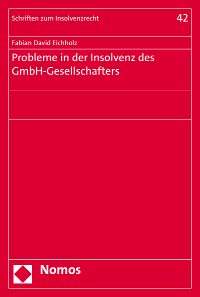 Cover of book: Probleme in der Insolvenz des GmbH-Gesellschafters
