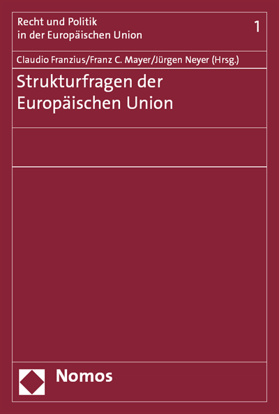 Cover des Buchs: Strukturfragen der Europäischen Union