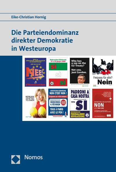Cover of book: Die Parteiendominanz direkter Demokratie in Westeuropa