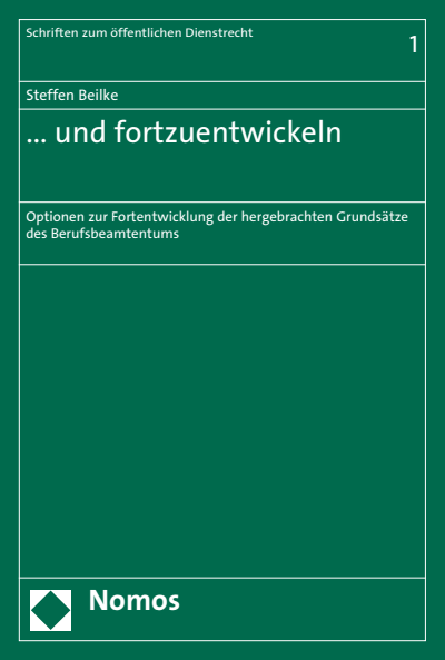 Cover of book: ... und fortzuentwickeln
