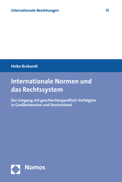 Cover of book: Internationale Normen und das Rechtssystem