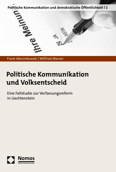 Cover of book: Politische Kommunikation und Volksentscheid