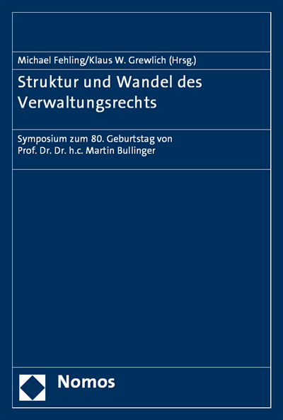 Cover des Buchs: Struktur und Wandel des Verwaltungsrechts