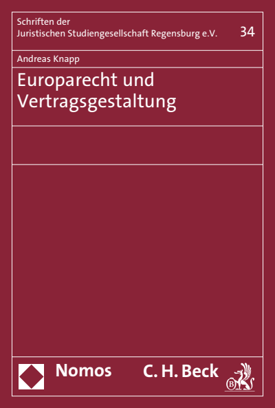 Cover of book: Europarecht und Vertragsgestaltung