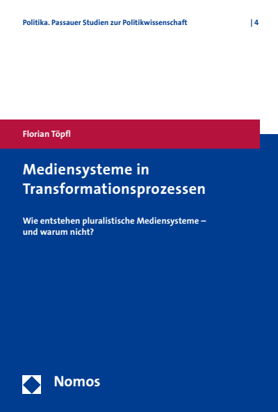 Cover of book: Mediensysteme in Transformationsprozessen