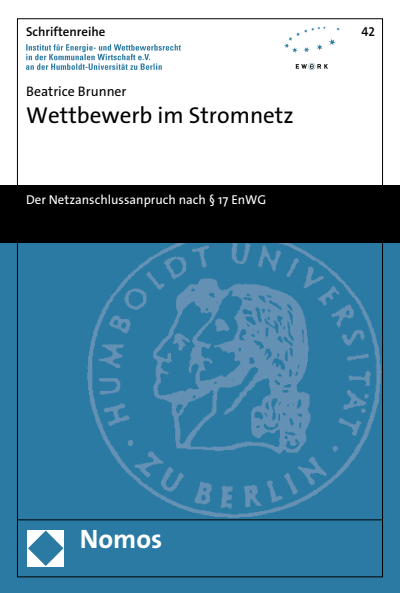 Cover of book: Wettbewerb im Stromnetz