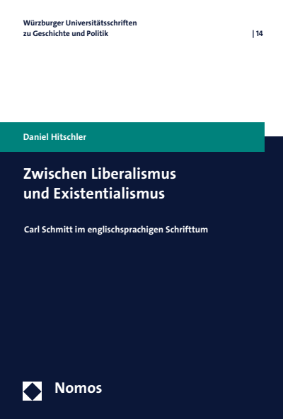 Cover of book: Zwischen Liberalismus und Existentialismus