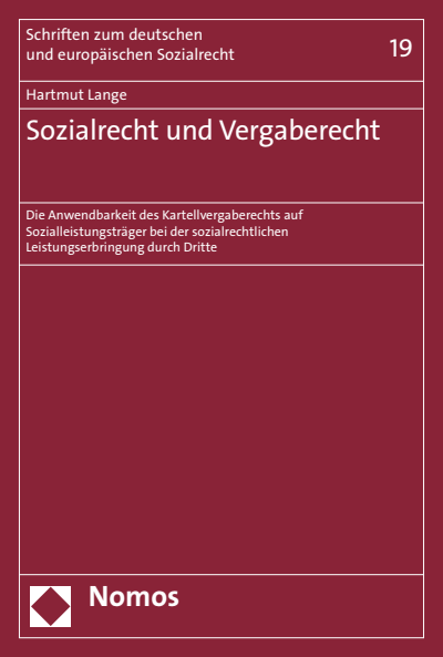 Cover des Buchs: Sozialrecht und Vergaberecht
