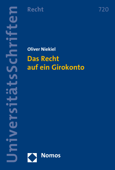 Cover des Buchs: Das Recht auf ein Girokonto