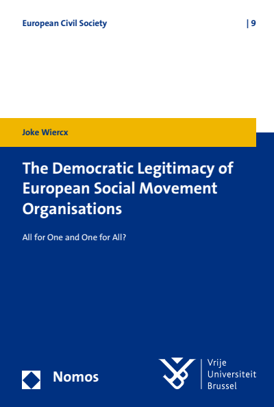 Cover des Buchs: The Democratic Legitimacy of European Social Movement Organisations