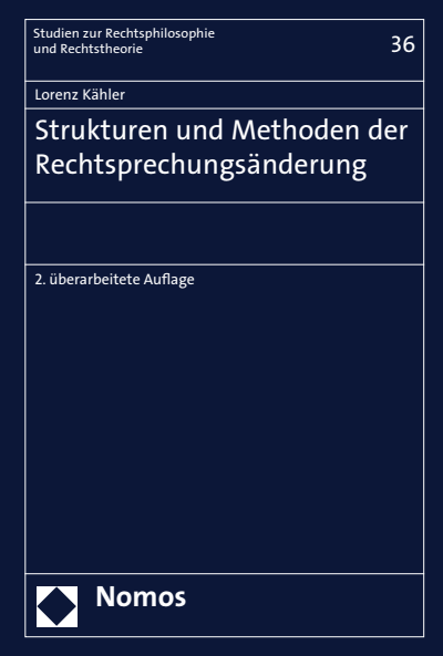 Cover des Buchs: Strukturen und Methoden der Rechtsprechungsänderung