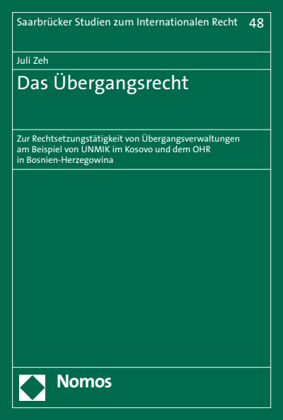 Cover des Buchs: Das Übergangsrecht