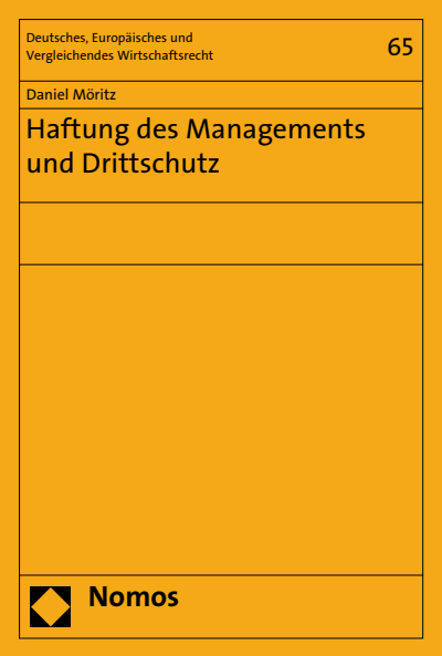 Cover of book: Haftung des Managements und Drittschutz