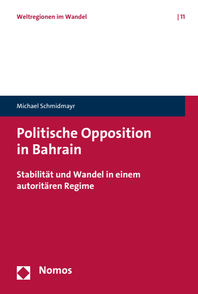Cover of book: Politische Opposition in Bahrain