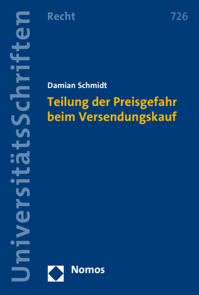 Cover des Buchs: Teilung der Preisgefahr beim Versendungskauf