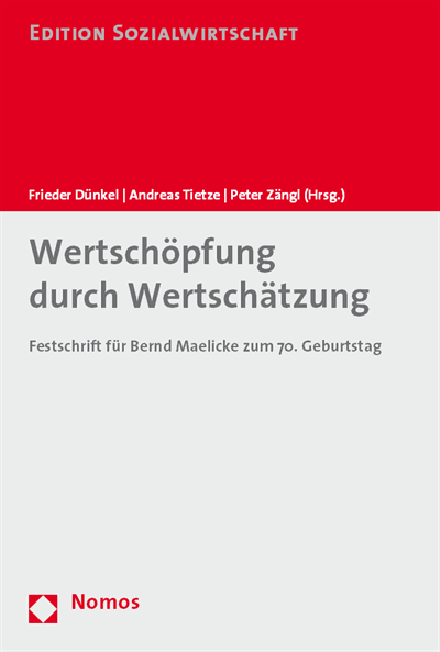Cover of book: Wertschöpfung durch Wertschätzung