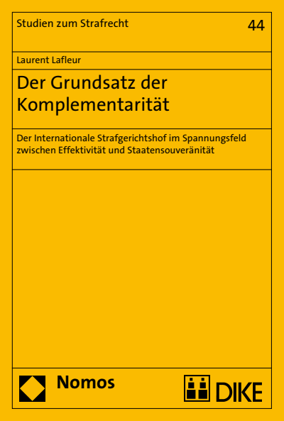 Cover des Buchs: Der Grundsatz der Komplementarität
