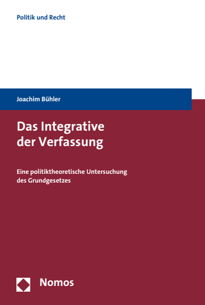 Cover of book: Das Integrative der Verfassung