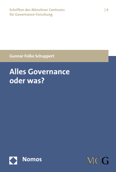 Cover of book: Alles Governance oder was?