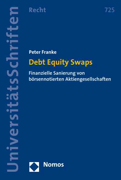 Cover des Buchs: Debt Equity Swaps