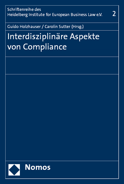 Cover of book: Interdisziplinäre Aspekte von Compliance
