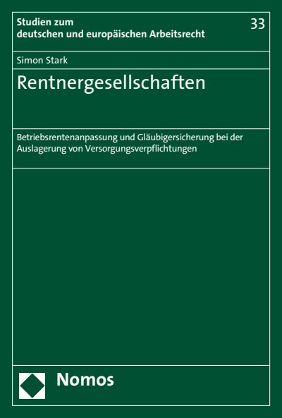 Cover des Buchs: Rentnergesellschaften