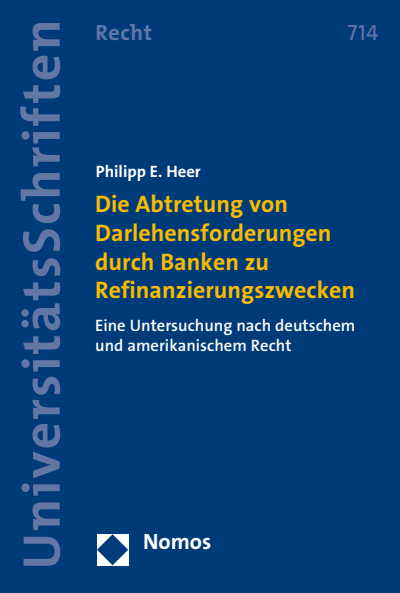 Cover des Buchs: Die Abtretung von Darlehensforderungen durch Banken zu Refinanzierungszwecken