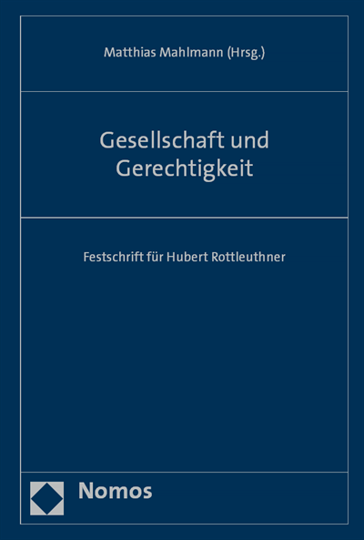Cover des Buchs: Gesellschaft und Gerechtigkeit