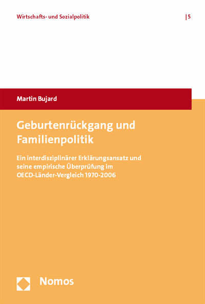 Cover of book: Geburtenrückgang und Familienpolitik