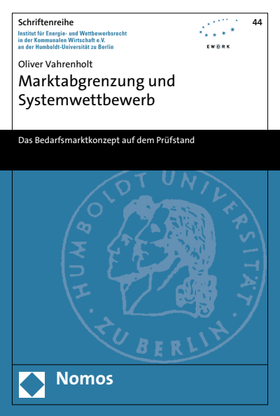 Cover of book: Marktabgrenzung und Systemwettbewerb