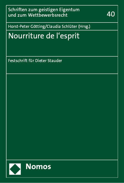 Cover des Buchs: Nourriture de l'esprit