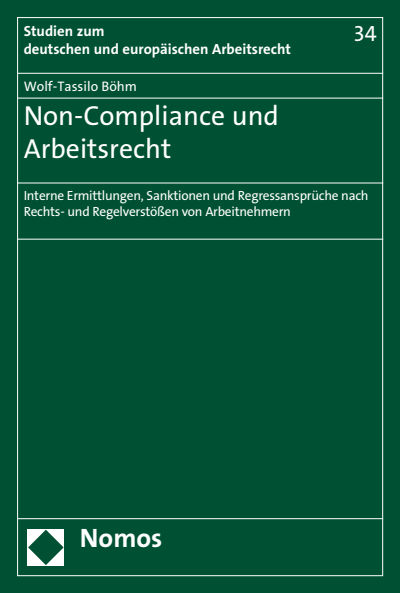 Cover des Buchs: Non-Compliance und Arbeitsrecht