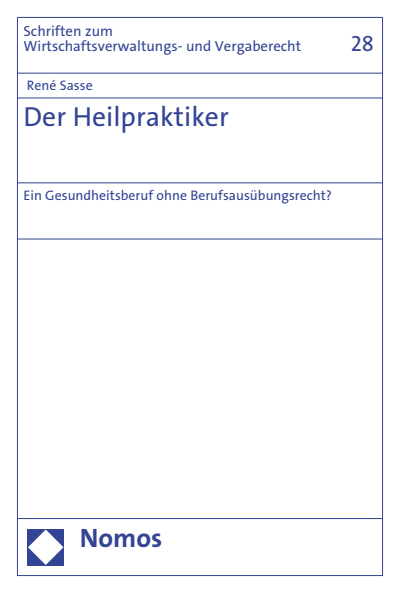 Cover of book: Der Heilpraktiker