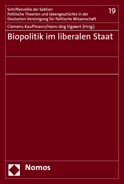Cover des Buchs: Biopolitik im liberalen Staat