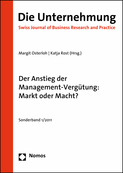 Cover of book: Der Anstieg der Management-Vergütung: Markt oder Macht?