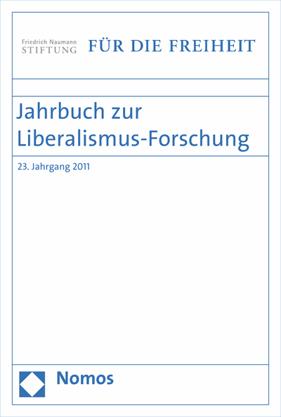Cover des Buchs: Jahrbuch zur Liberalismus-Forschung
