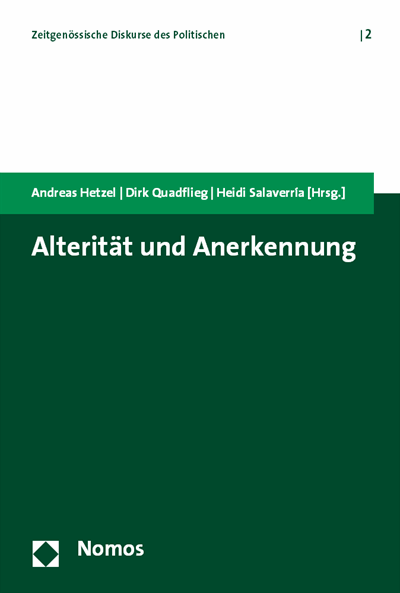 Cover des Buchs: Alterität und Anerkennung