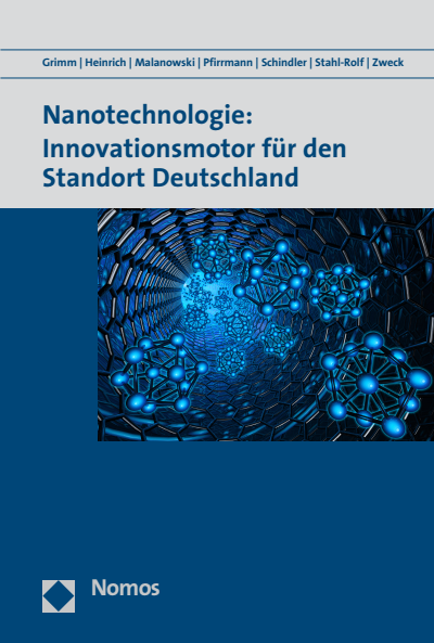 Cover des Buchs: Nanotechnologie: Innovationsmotor für den Standort Deutschland
