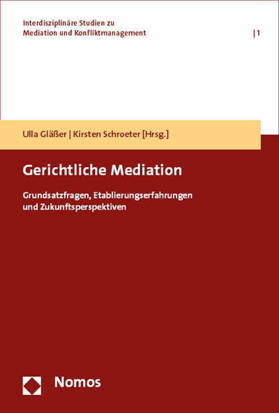 Cover des Buchs: Gerichtliche Mediation