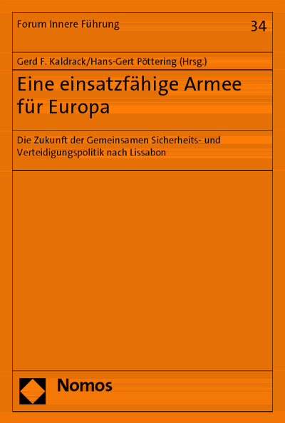 Cover des Buchs: Eine einsatzfähige Armee für Europa